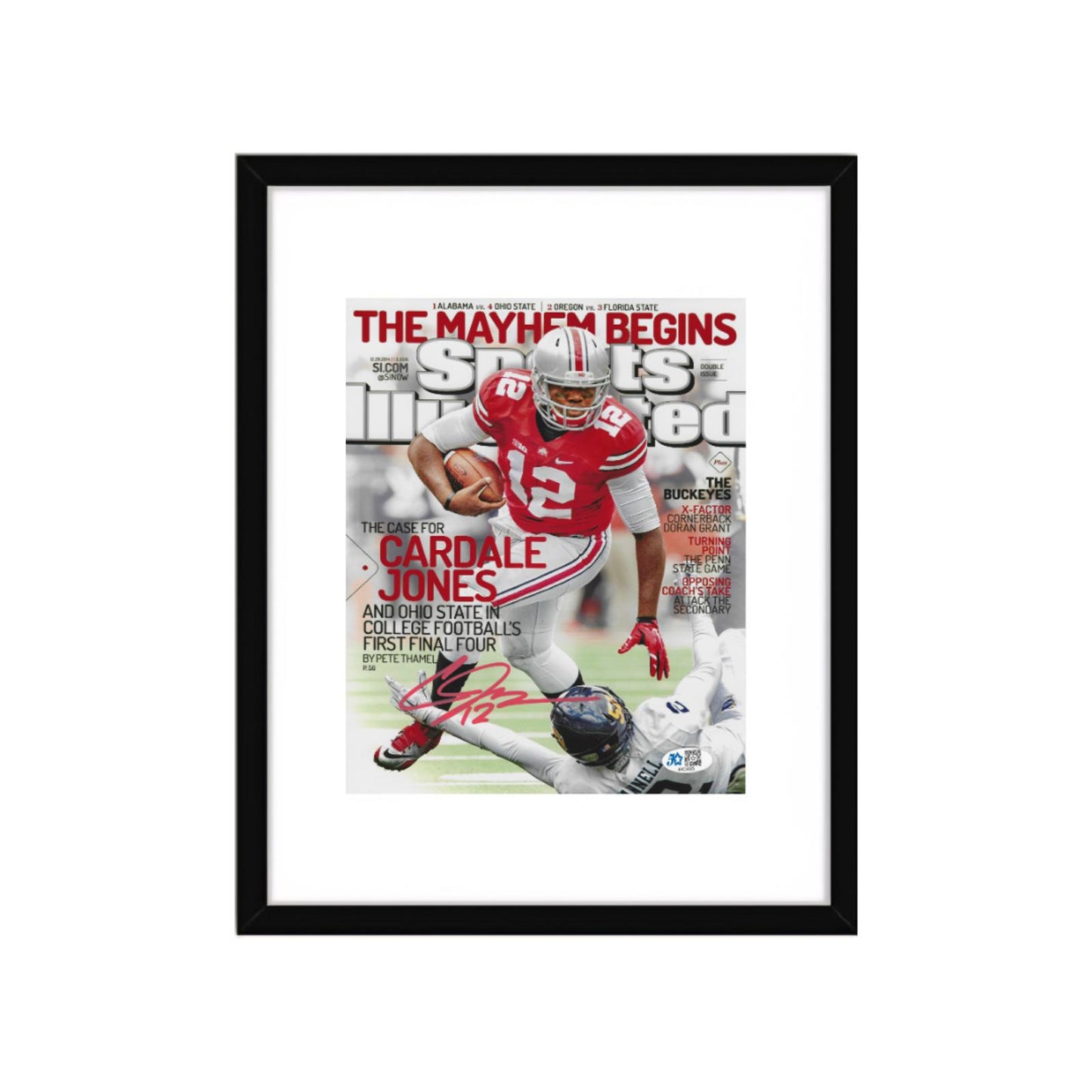 Cardale Jones Signed 8x10 Photo OSU Art Print No Frame