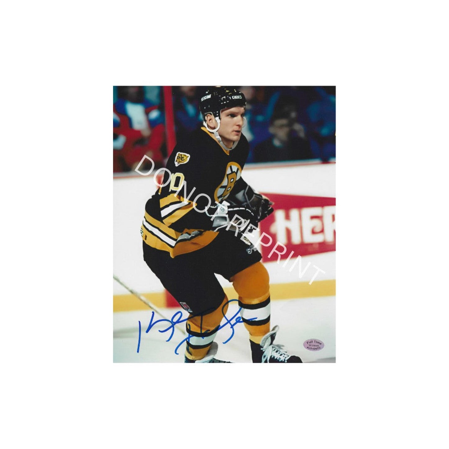 Ken Hodge Jr. Boston Bruins Autographed 8x10 Photo Art Print W/ Frame