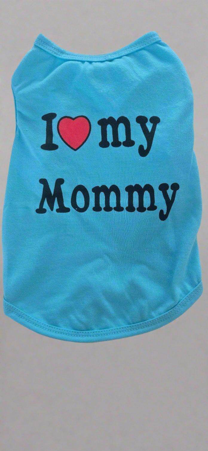 I Love My Mommy Dog Tee - Simply Petastic