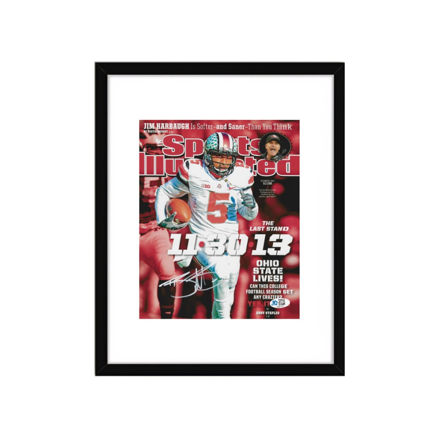 BRAXTON MILLER SIGNED 8X10 PHOTO Ohio State Art Print No Frame