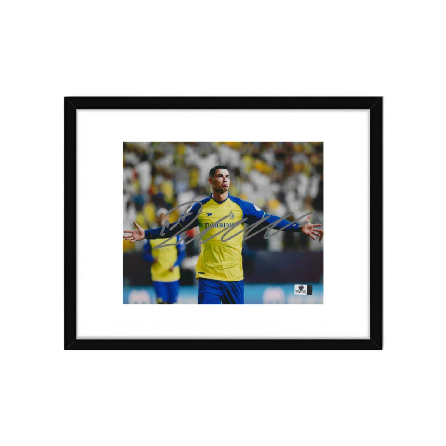 Cristiano Ronaldo Al Nassr FC Autographed 8x10 Photo Art Print No Frame