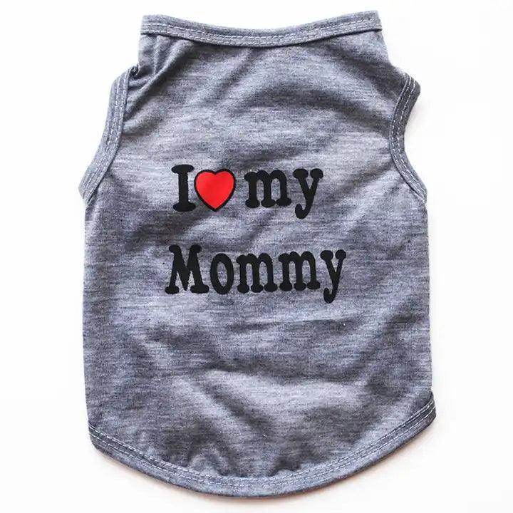 I Love My Mommy Dog Tee - Simply Petastic