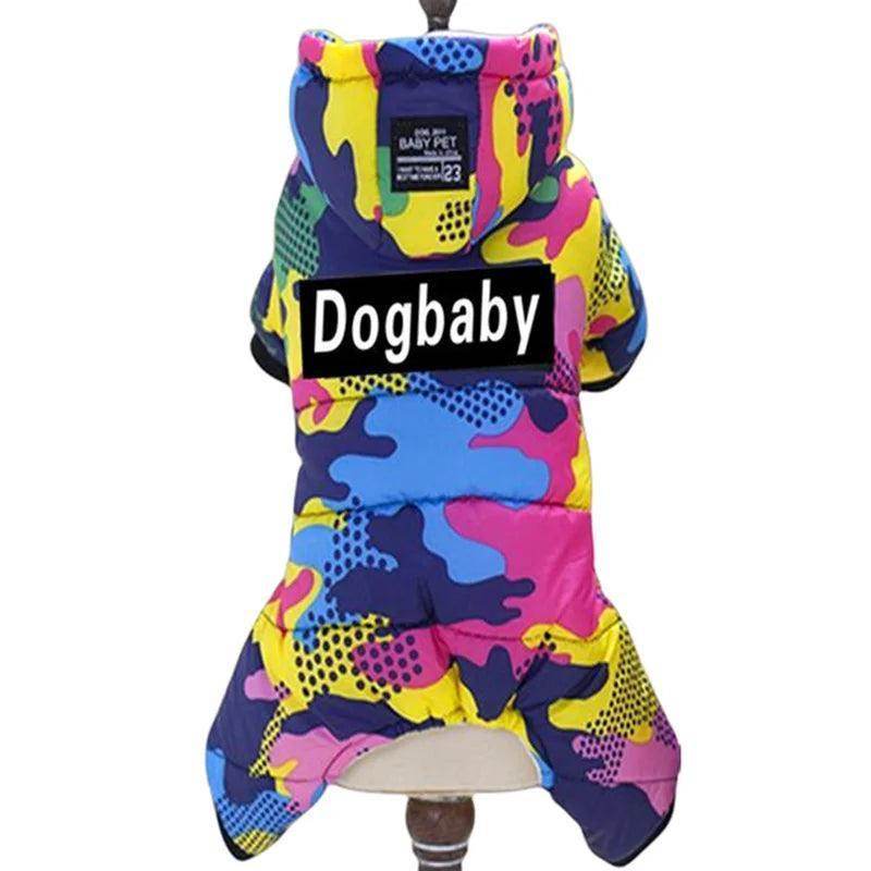Dog Jumpsuit Thicken Warm Winter Dog Clothes for Small Dogs - Simply Petastic