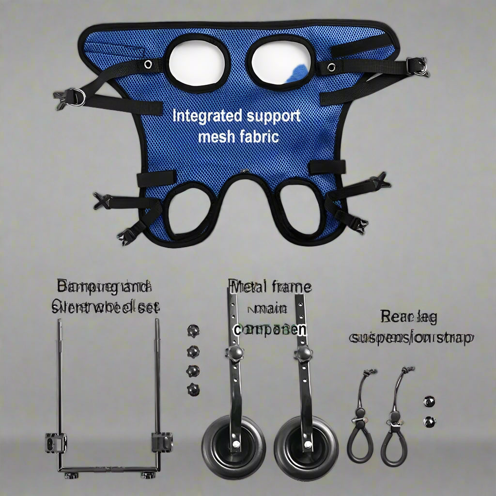 Supportive Wheelchair for Dogs with Hind Leg Issues - Simply Petastic