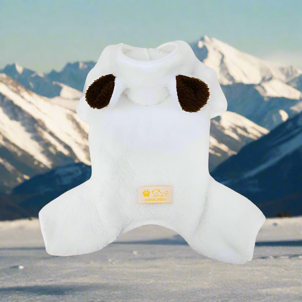 Bear Dog Jumpsuit Winter Warm Dog Clothes for Small Dogs - Simply Petastic