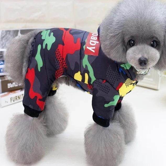 Dog Jumpsuit Thicken Warm Winter Dog Clothes for Small Dogs - Simply Petastic