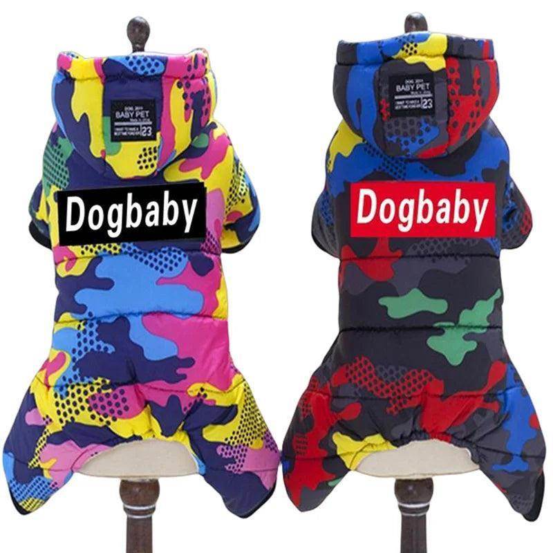 Dog Jumpsuit Thicken Warm Winter Dog Clothes for Small Dogs - Simply Petastic