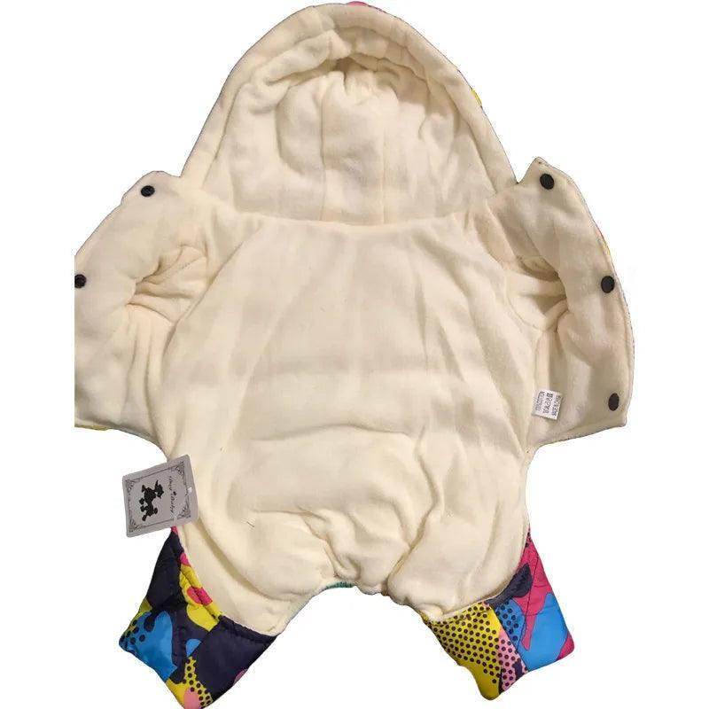 Dog Jumpsuit Thicken Warm Winter Dog Clothes for Small Dogs - Simply Petastic