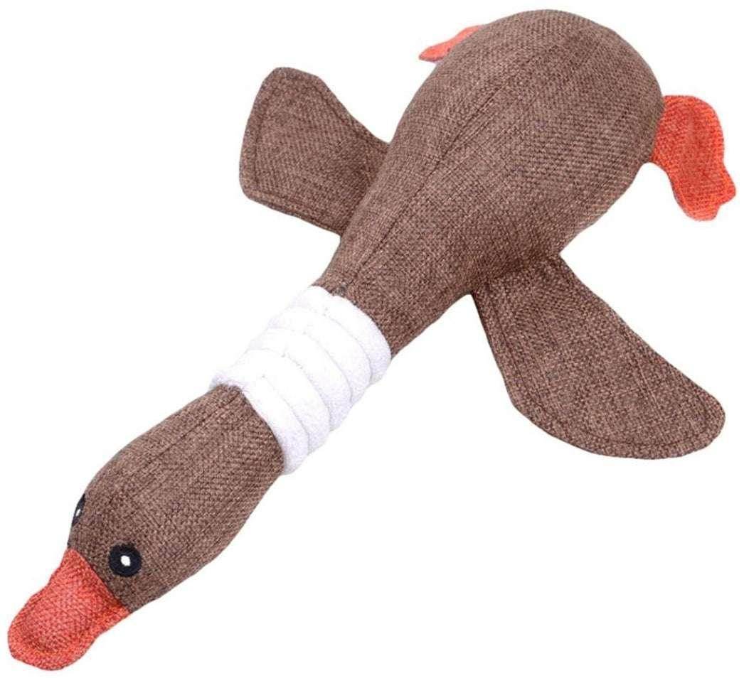 Squeaky Plush Duck Goose Soft Pet Dog Toy - Simply Petastic
