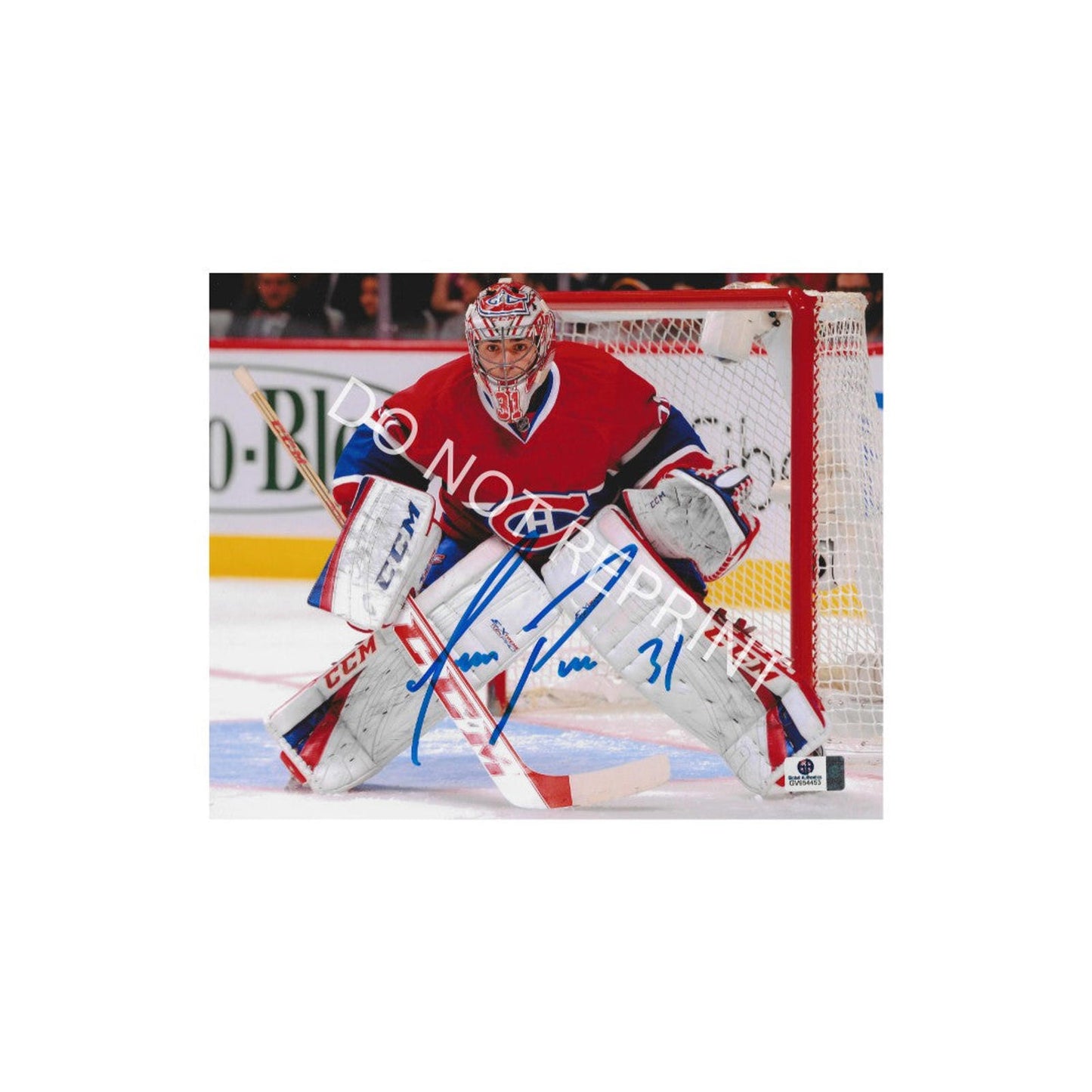 Carey Price Montreal Canadiens Autographed 8x10 Photo Art Print W/ Frame