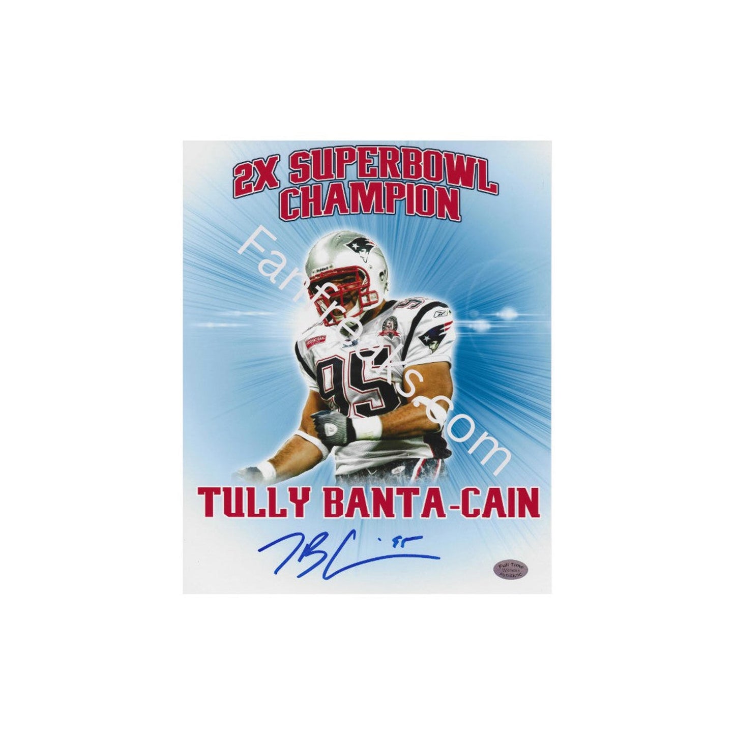 Tully Banta-Cain New England Patriots Autographed 8x10 Photo Art Print W/ Frame