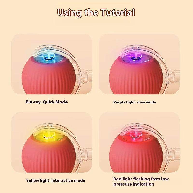Smart Cat Ball: Fast Rolling Toy with Tail Accessory - Simply Petastic