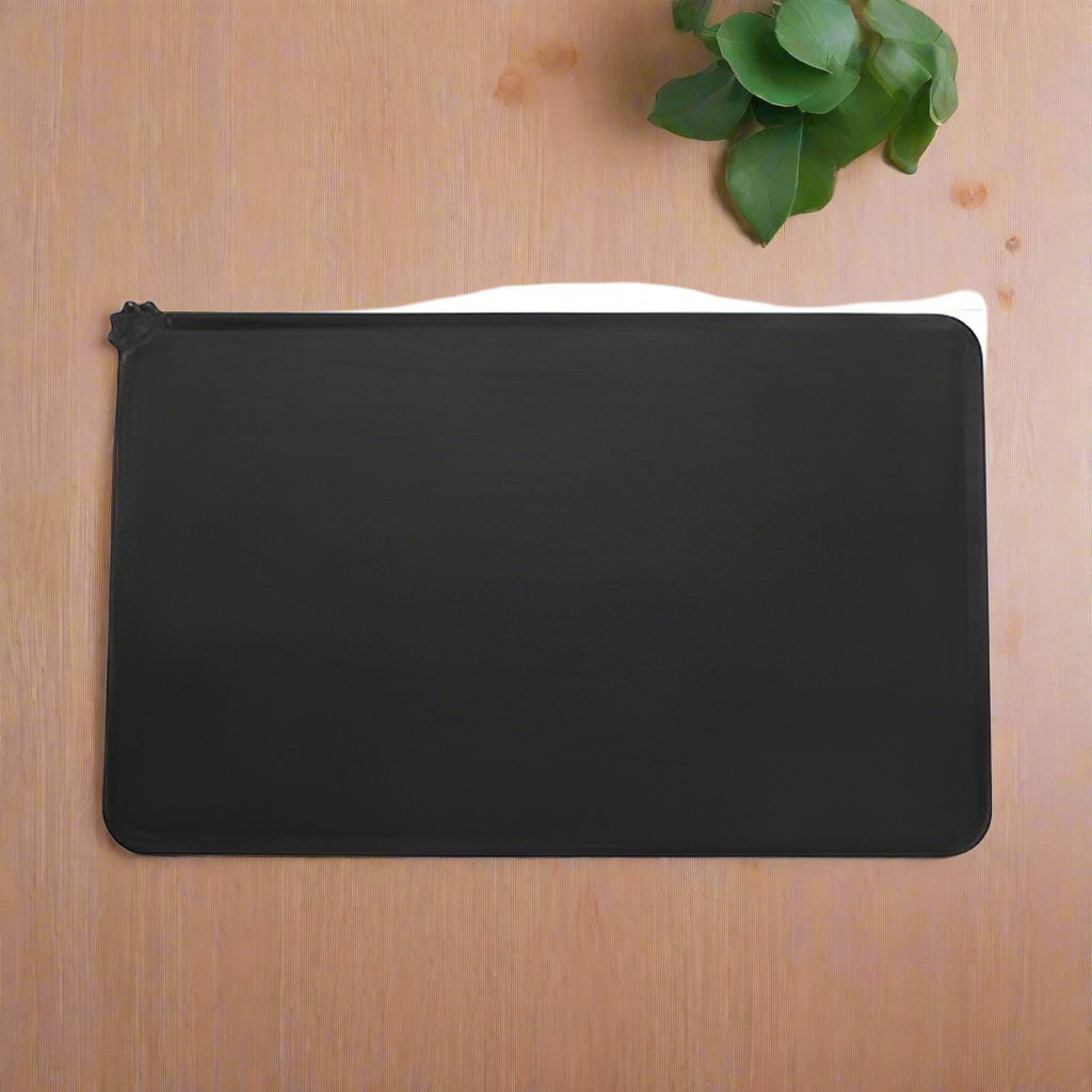 Anti-Slip Soft Silicone Dishwasher Safe Food Water Bowl Mat - Simply Petastic