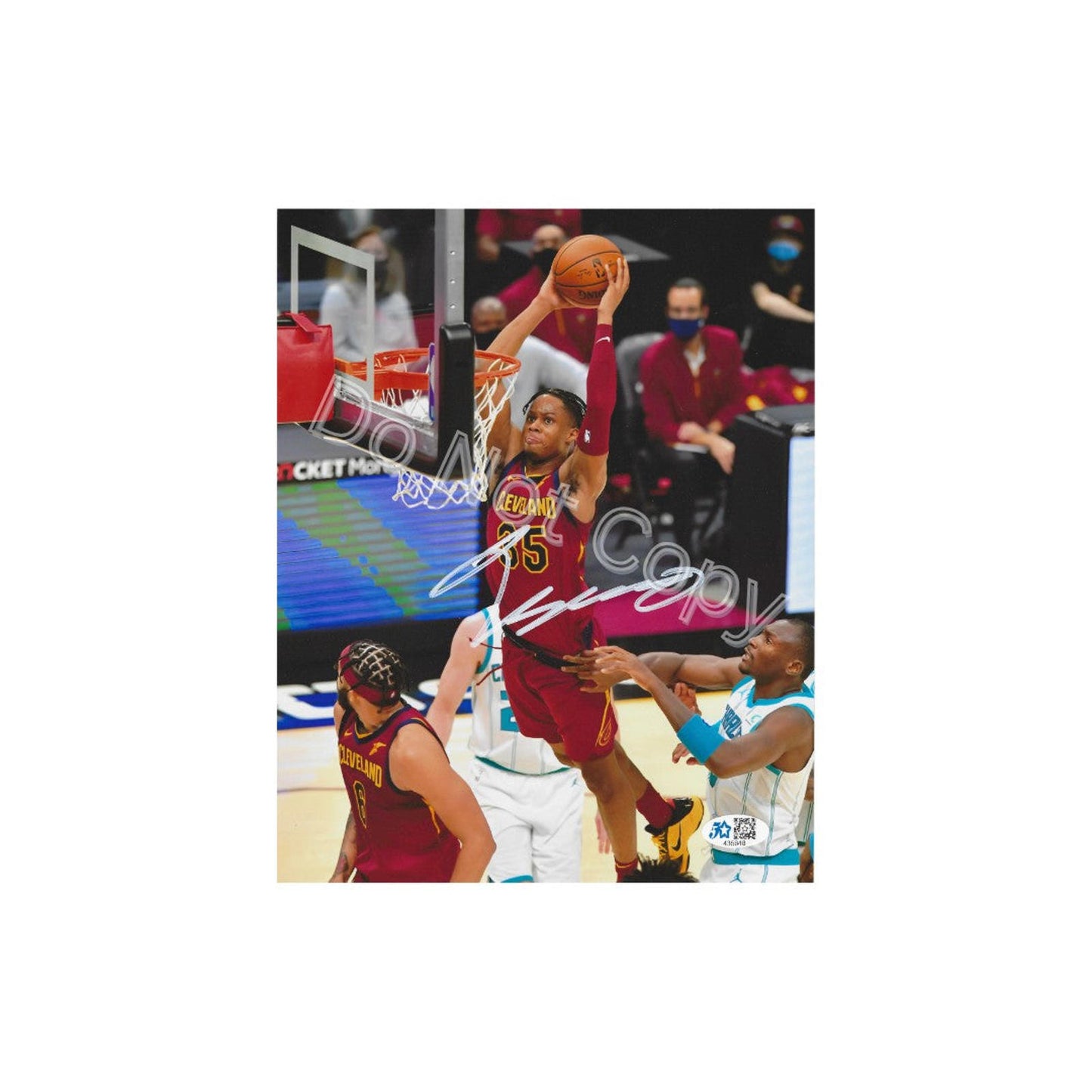 ISAAC OKORO Cleveland Cavaliers SIGNED 8X10 PHOTO Art Print W/ Frame