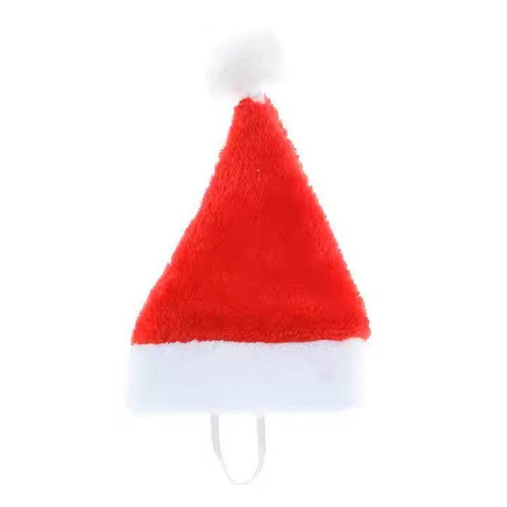 Mini Dog Cat Christmas Holiday Santa Elf Hat - Simply Petastic