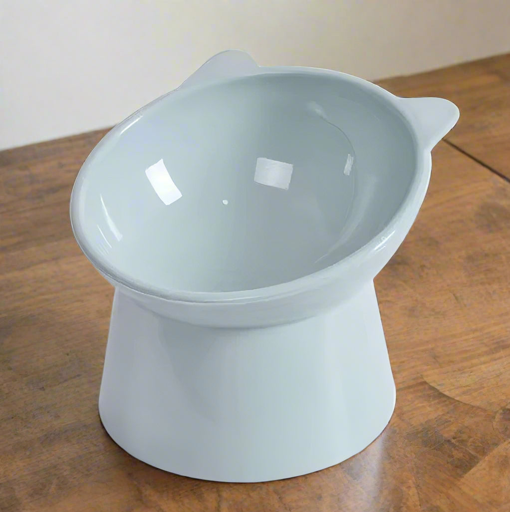 2 pc set Raised Stand Cat Bowl, Water Bowl Elevated Pet Dog Bowl - Simply Petastic