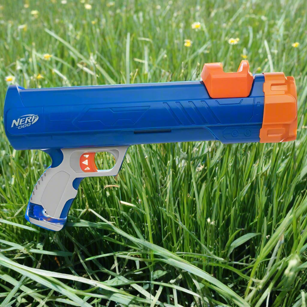 16” Tennis Ball Blaster Dog Toy with 4 Balls - Simply Petastic