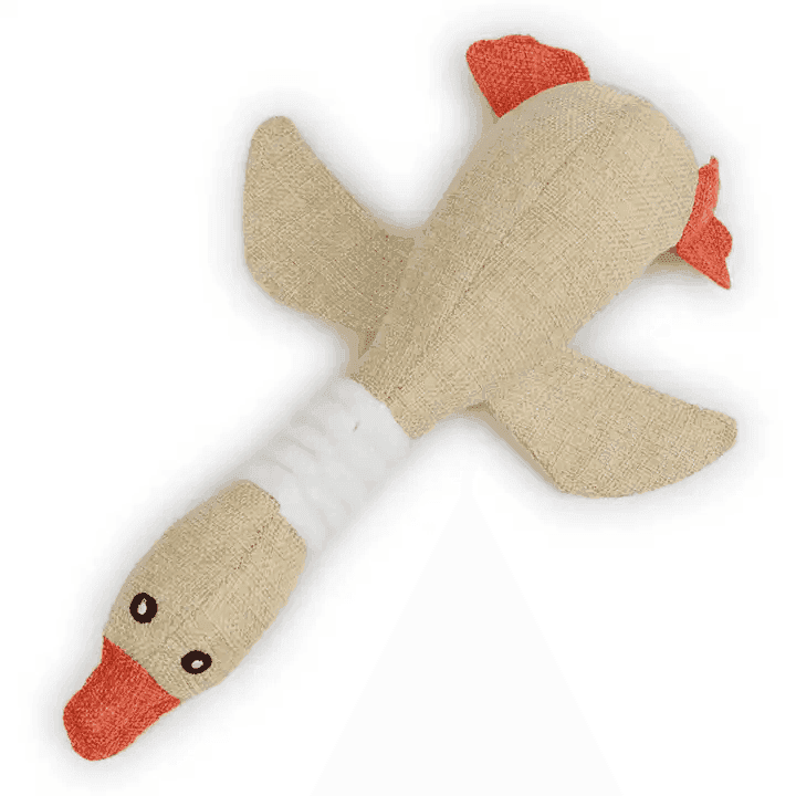 Squeaky Plush Duck Goose Soft Pet Dog Toy - Simply Petastic