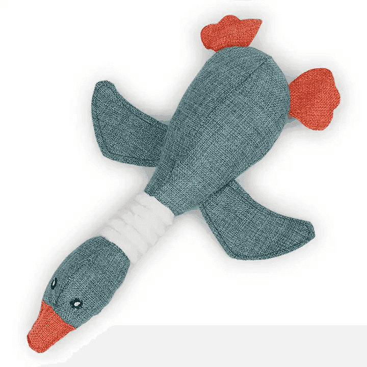 Squeaky Plush Duck Goose Soft Pet Dog Toy - Simply Petastic