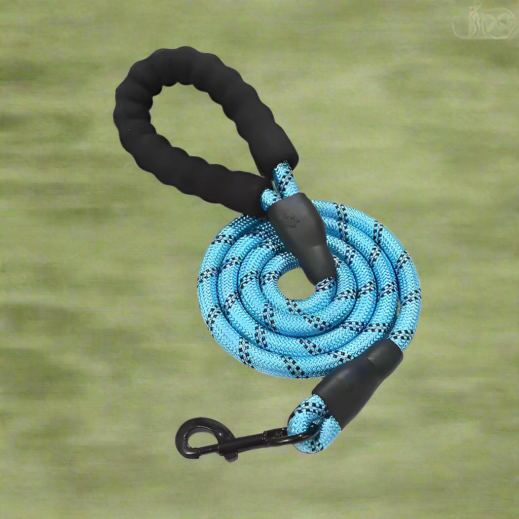 5' Braided Nylon Leash: Durable & Reflective for Dogs - Simply Petastic