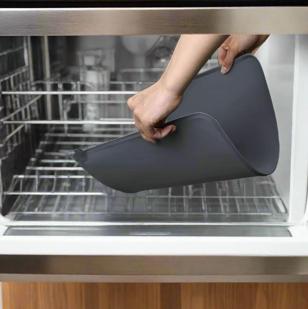 Anti-Slip Soft Silicone Dishwasher Safe Food Water Bowl Mat - Simply Petastic