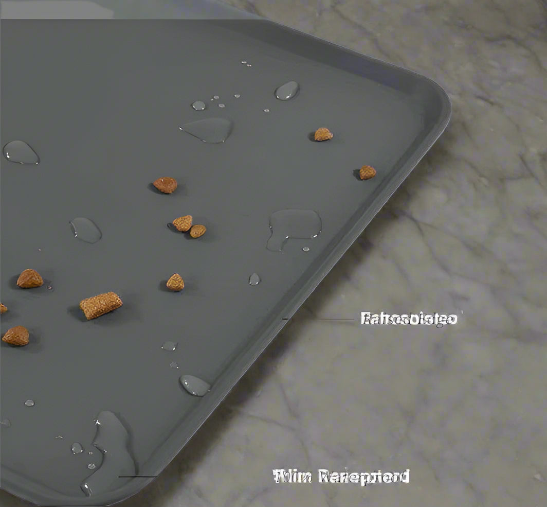 Anti-Slip Soft Silicone Dishwasher Safe Food Water Bowl Mat - Simply Petastic