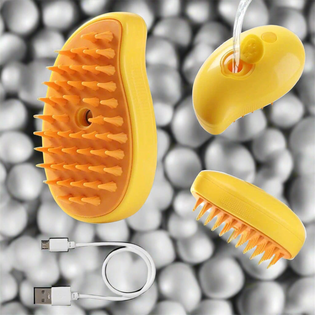 Cool Vape Pet Soft Hair Removing Massaging Cleaning Brush - Simply Petastic