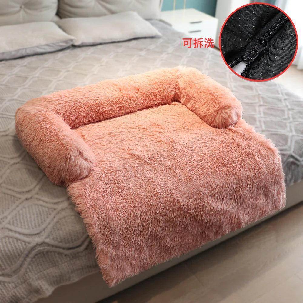 Faux Fur Ultra Memory Foam Furniture Bed - Simply Petastic