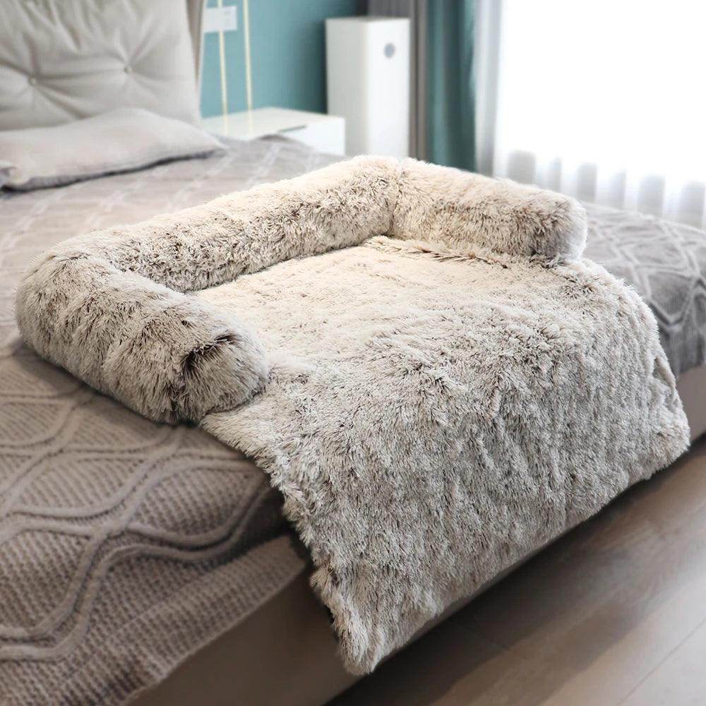 Faux Fur Ultra Memory Foam Furniture Bed - Simply Petastic