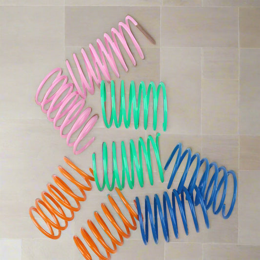 Vibrant Plastic Spring Toy for Active Cats - Simply Petastic