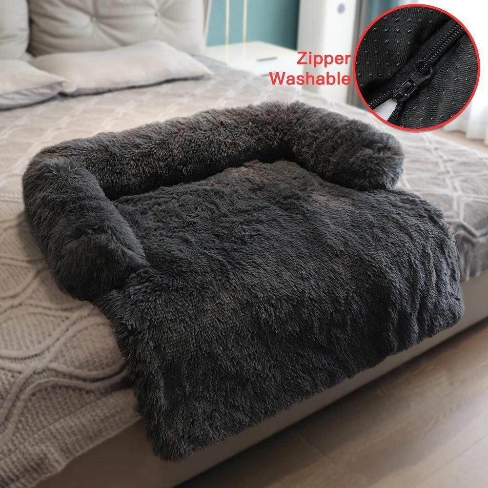 Faux Fur Ultra Memory Foam Furniture Bed - Simply Petastic