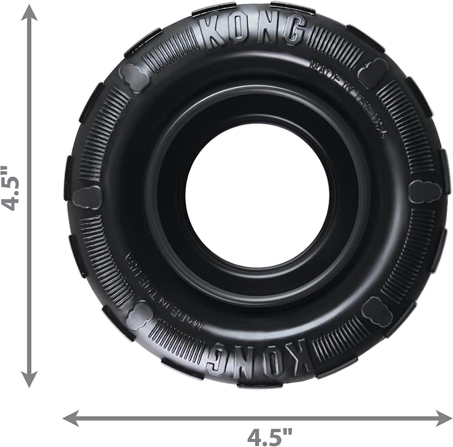 - Tires - Durable Rubber Chew Toy and Treat Dispenser for Power Chewers - for Medium/Large Dogs - Simply Petastic