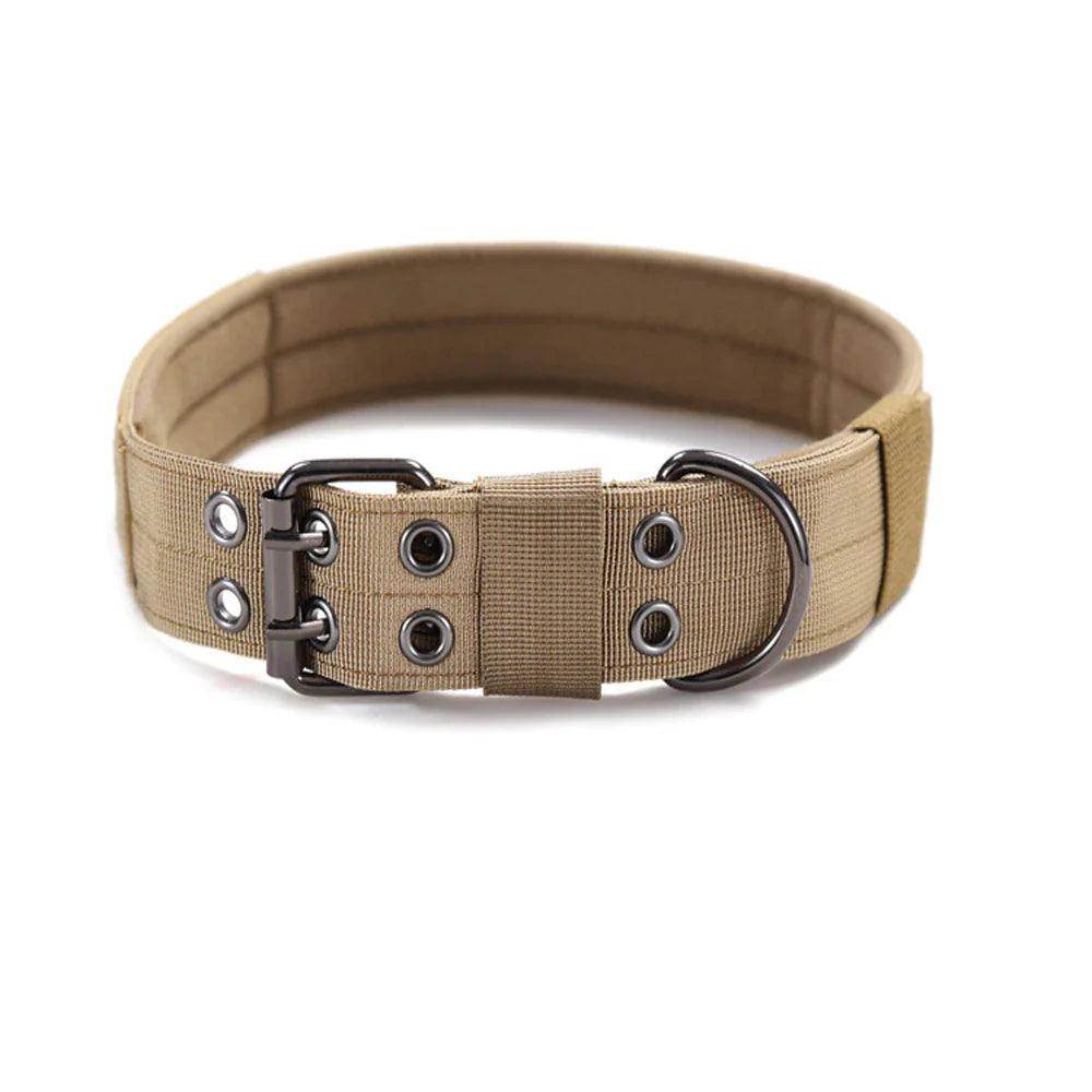 2" Wide Tactical Heavy Duty Nylon Large Dog Collar K9 Military with Metal Buckle - Simply Petastic
