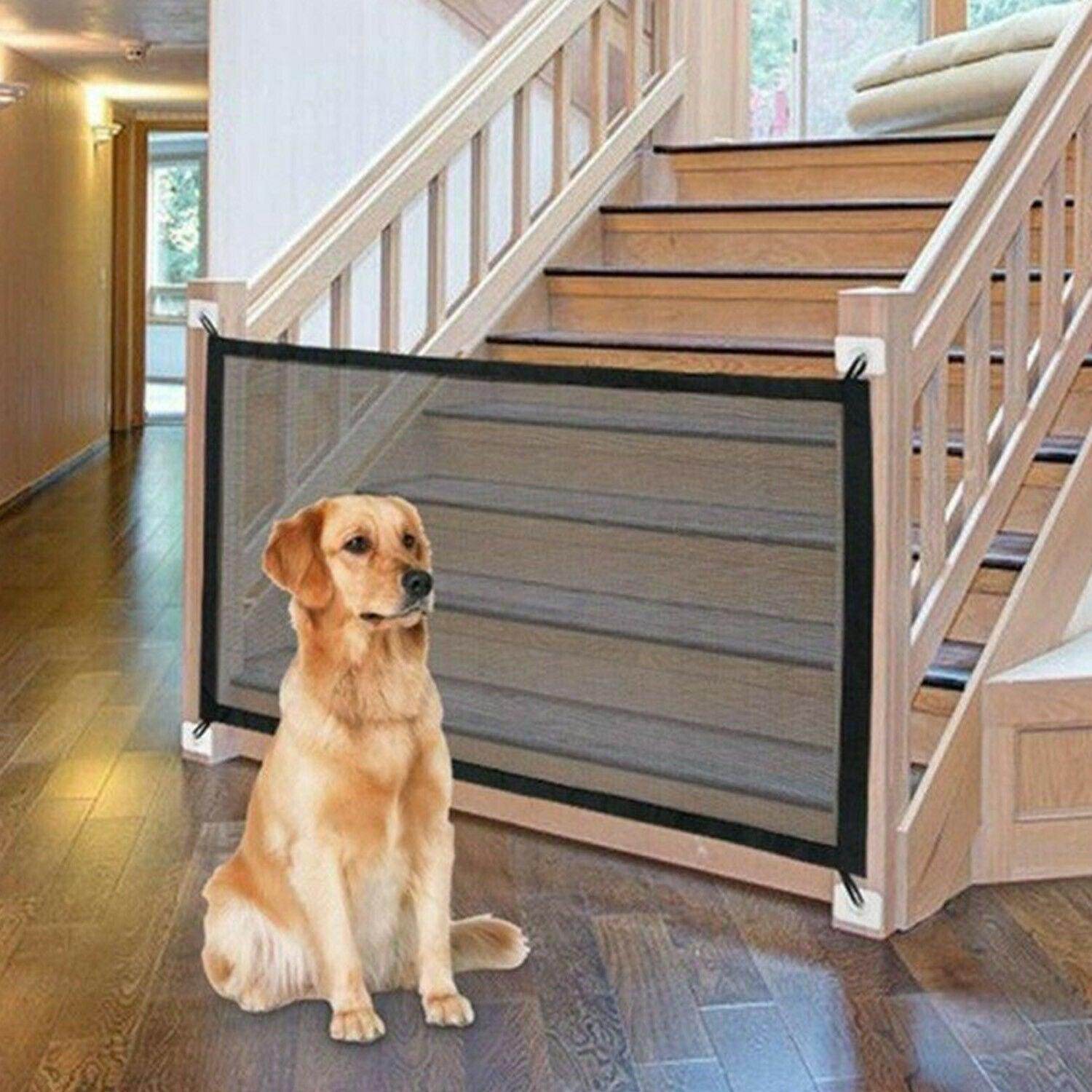 Pet Dog Fence Gate Safe Guard Dog Gate Safety Enclosure Mesh Fences Pet Supplies - Simply Petastic