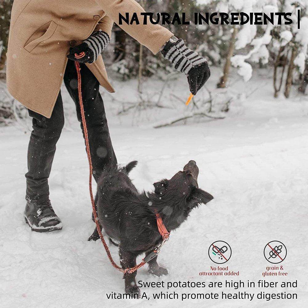 Sweet Potato Dog Treats, Skinless Sweet Potato Chews for Dogs, 11Oz - Simply Petastic