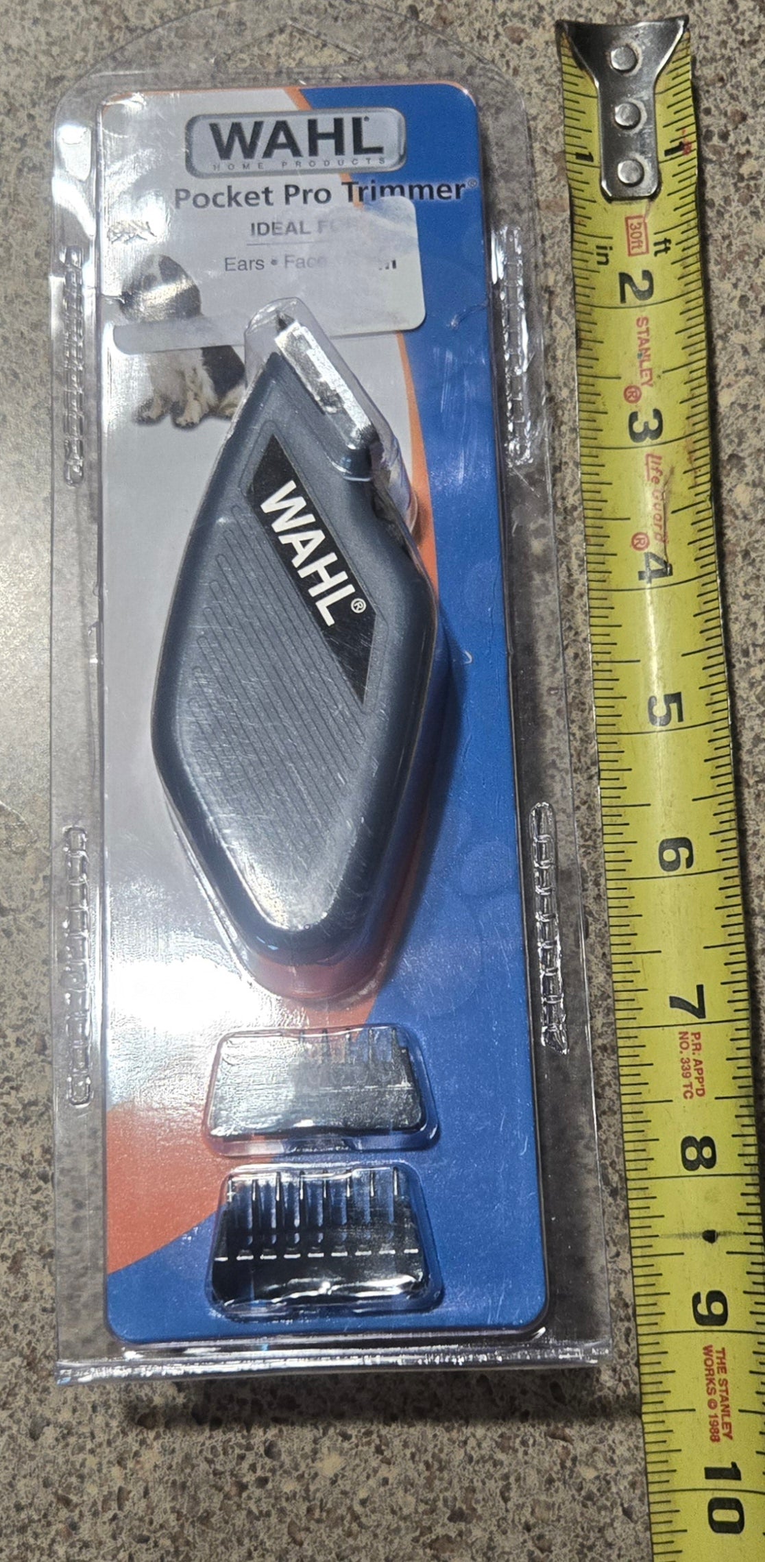 Wahl Pocket Pro Compact Trimmer for Touching Up Around Dogs and Cats Eyes, Ears, and Paws 9961-900