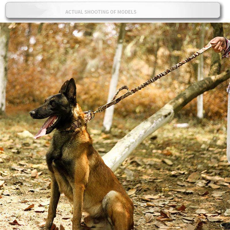 2" Wide Tactical Heavy Duty Nylon Large Dog Collar K9 Military with Metal Buckle - Simply Petastic