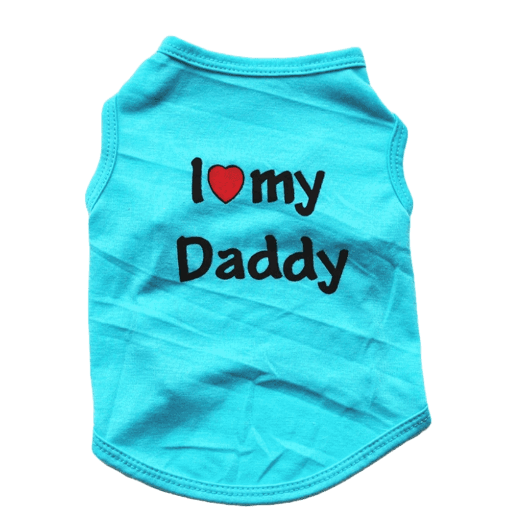 I Love My Daddy Dog Tee - Simply Petastic
