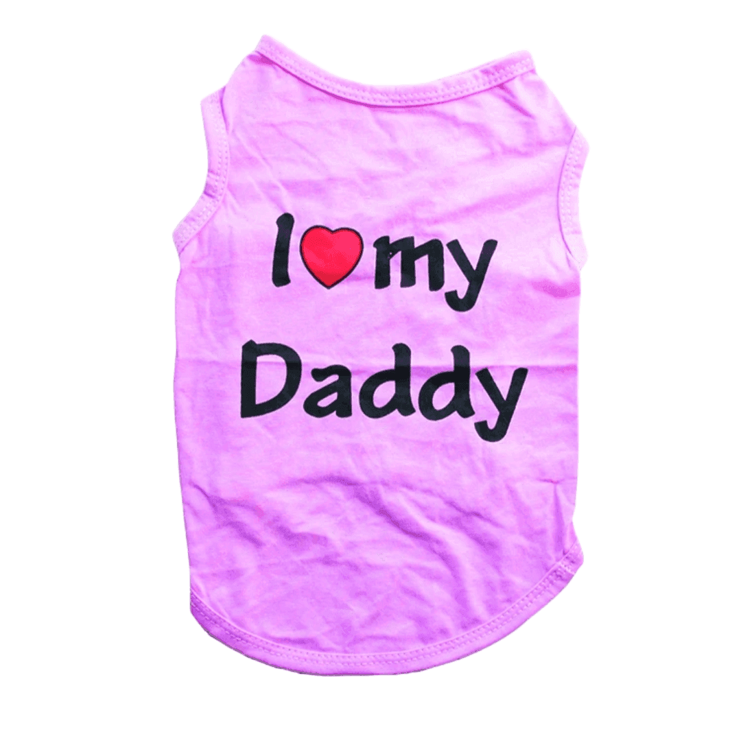 I Love My Daddy Dog Tee - Simply Petastic