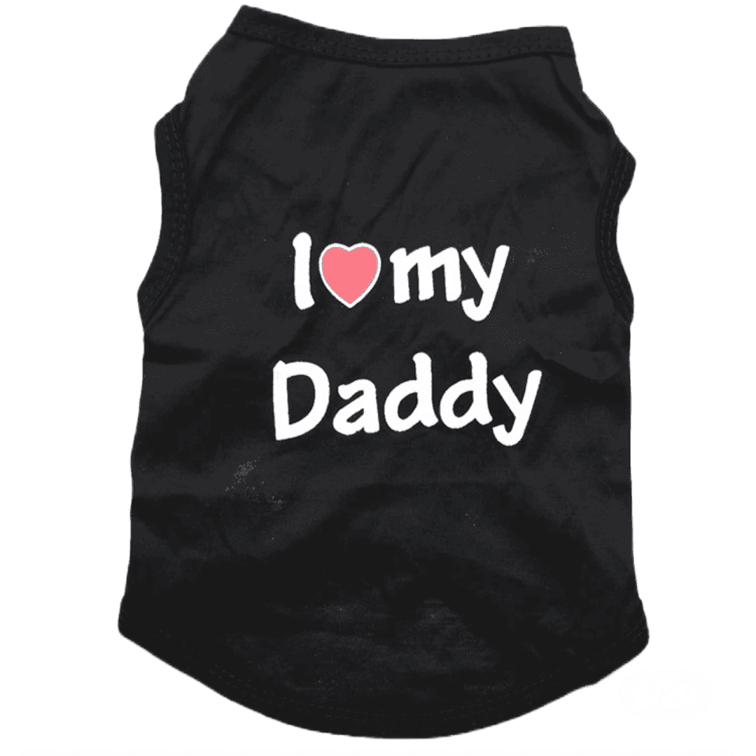 I Love My Daddy Dog Tee - Simply Petastic