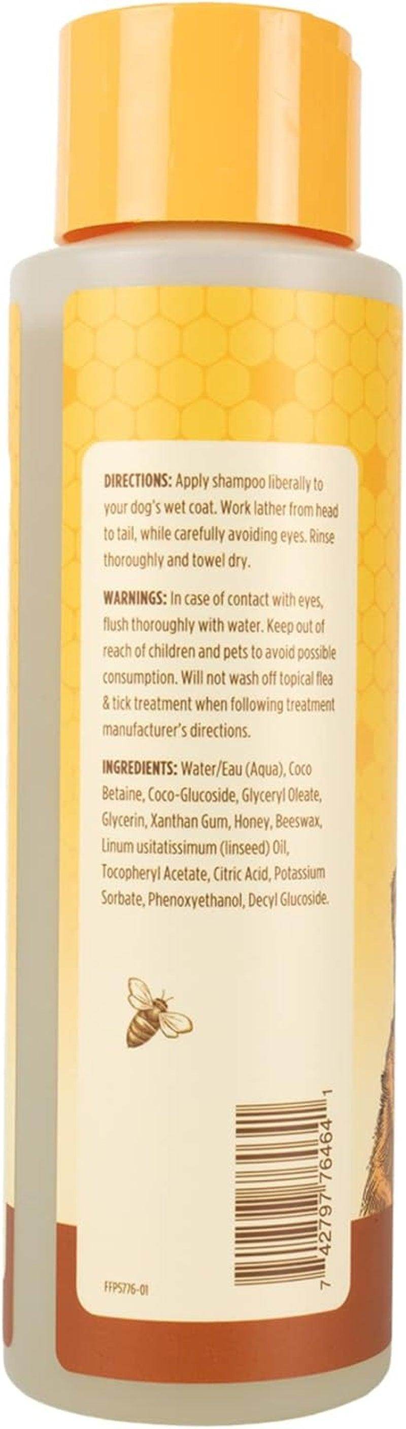 Natural Shed Control Shampoo with Omega 3 and Vitamin E | Shedding Dog Shampoo | Cruelty Free, Sulfate & Paraben Free, Ph Balanced for Dogs - Made in USA, 16 Ounces - Simply Petastic