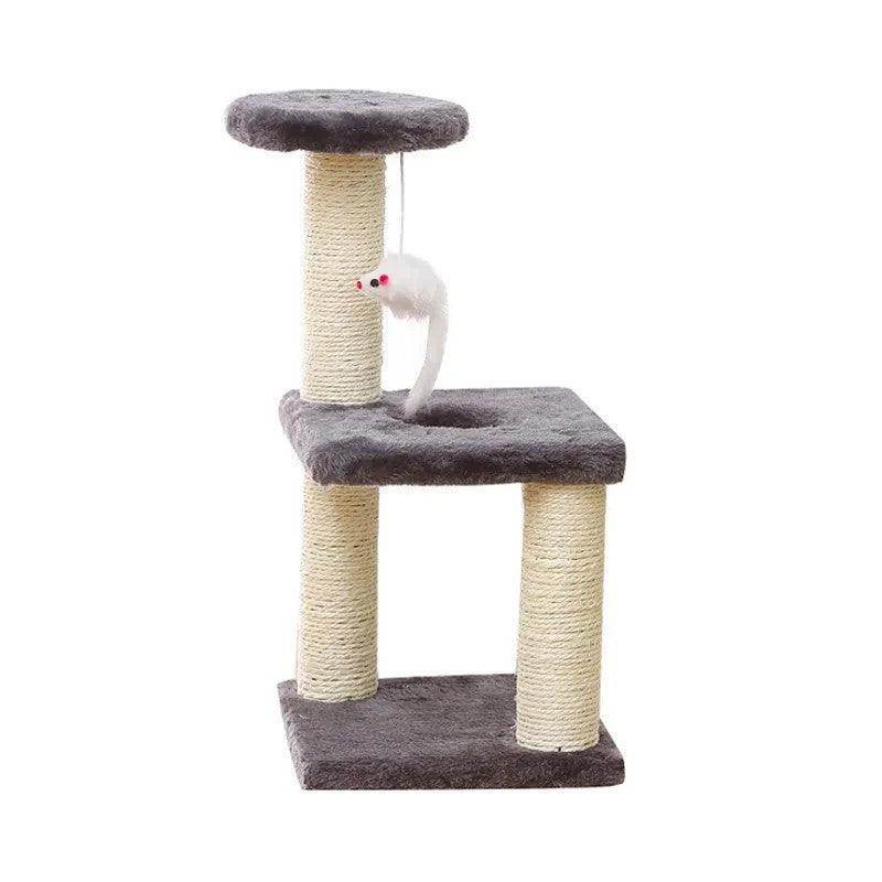 Active Cat Tower with Jumping Platform for Indoor Fun - Simply Petastic