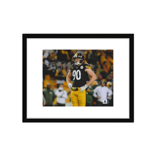 T.J. Watt Pittsburgh Steelers Autographed 8x10 Photo Art Print   No Frame
