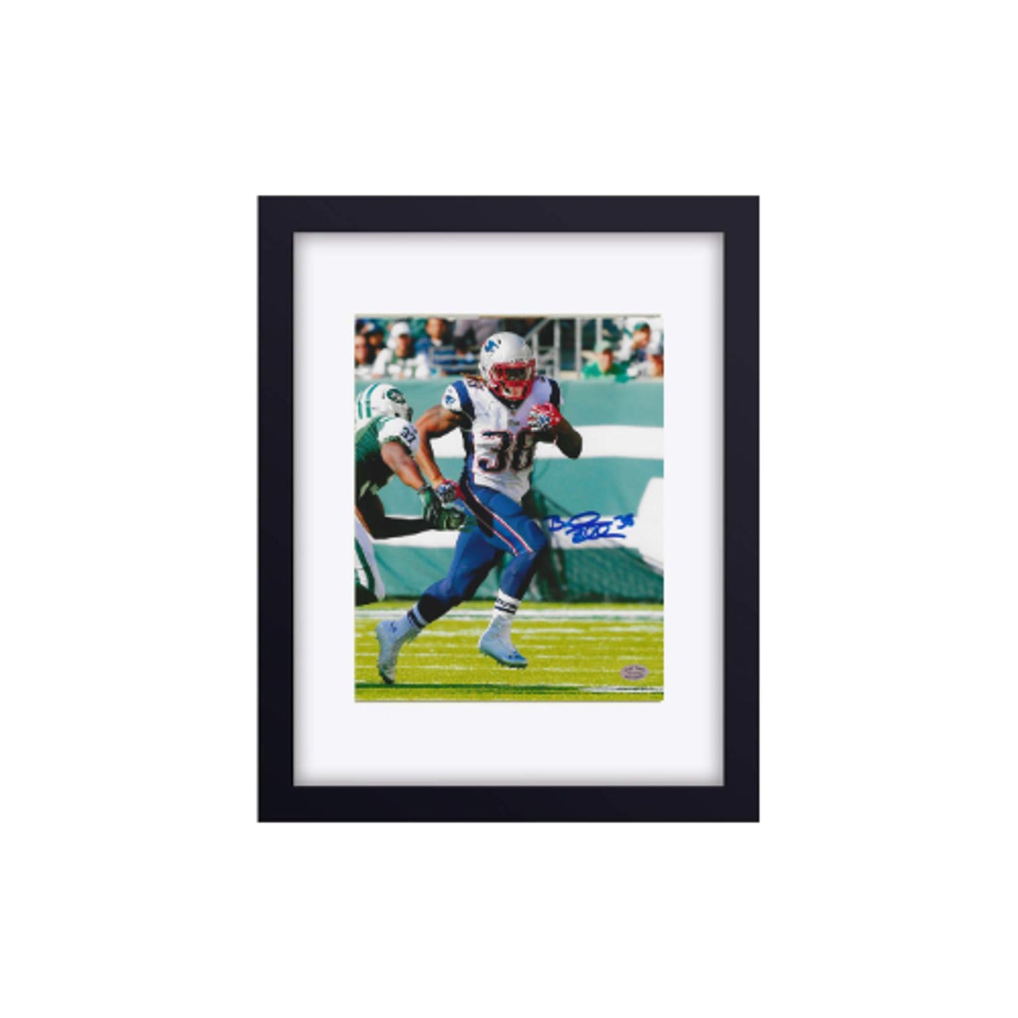 Brandon Bolden New England Patriots Autographed 8x10 Photo Art Print   No Frame