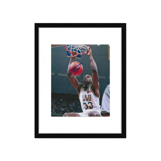 SHAQUILLE O'NEAL SIGNED 8X10 PHOTO LSU Art PRINT   No Frame