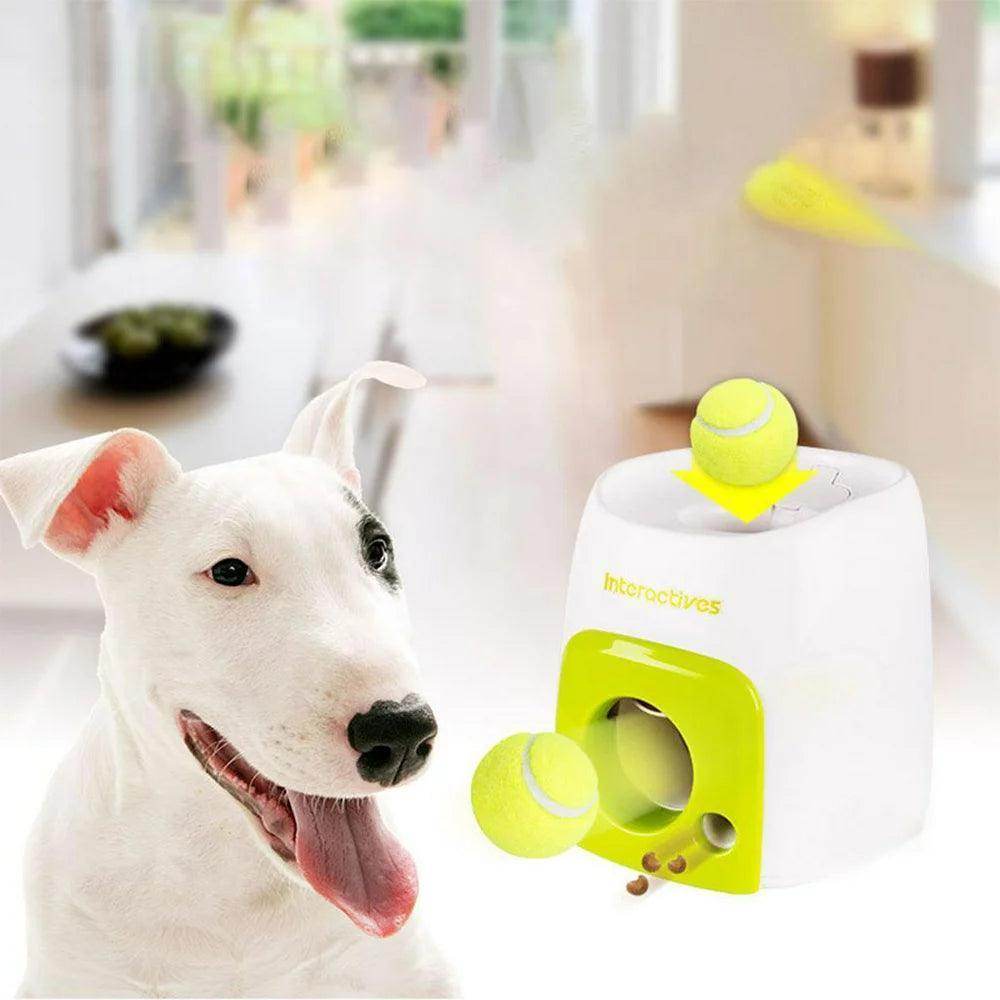 Pet Dog Interactive Toys Tennis Ball Launcher for Small to Large - Simply Petastic