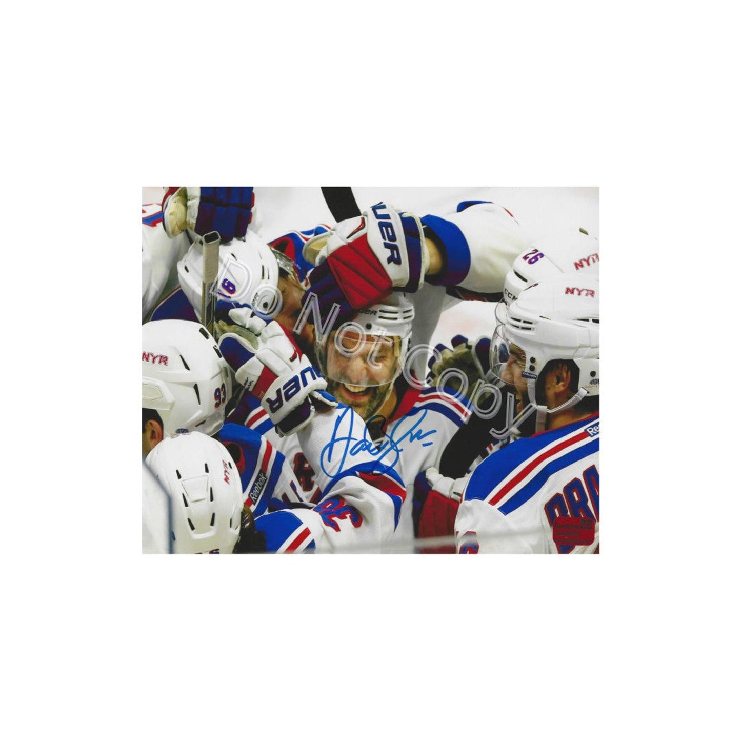 Dan Boyle New York Rangers Autographed 8x10 Photo Art Print W/ Frame