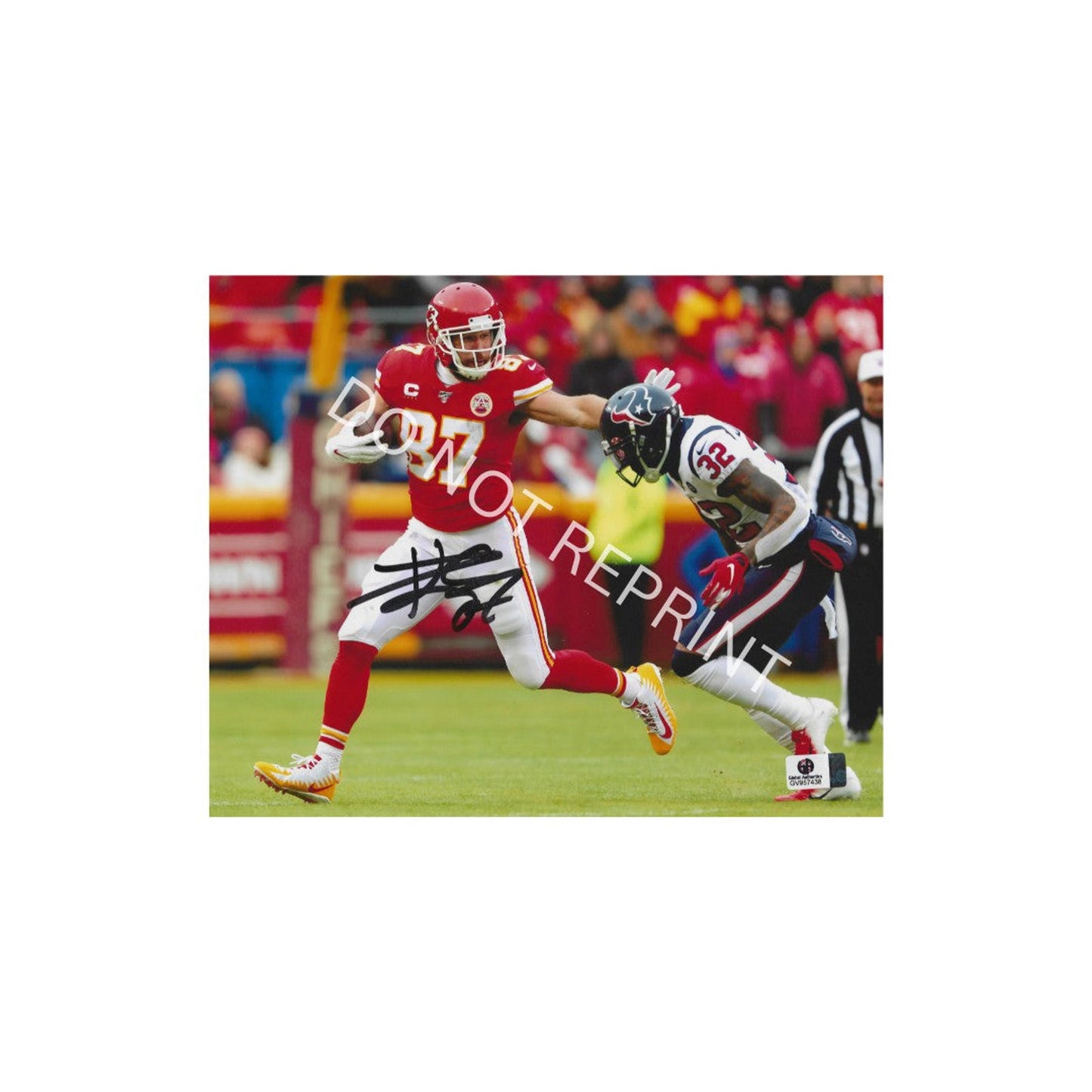 Travis Kelce Kansas City Chiefs Autographed 8x10 Photo Art Print W/ Frame
