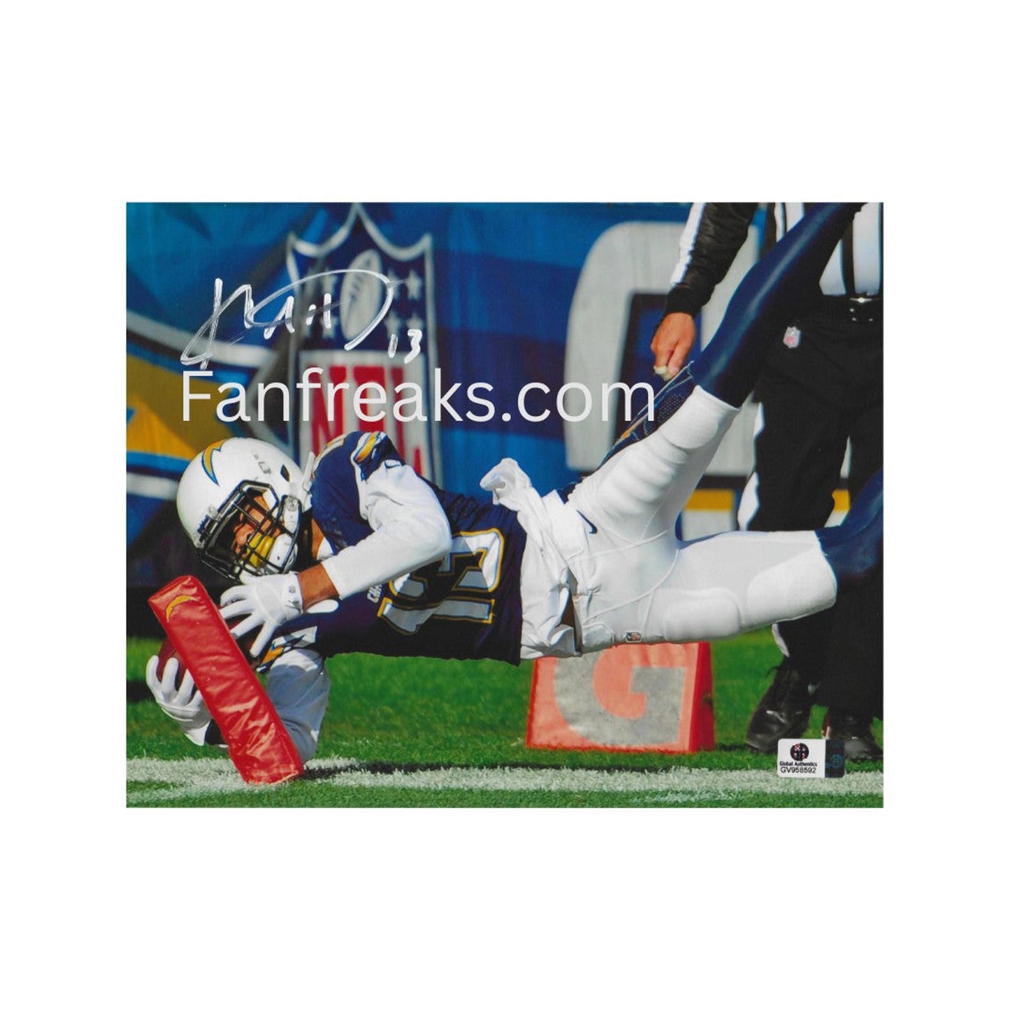 Keenan Allen Los Angeles Chargers Autographed 8x10 Photo Art Print   No Frame