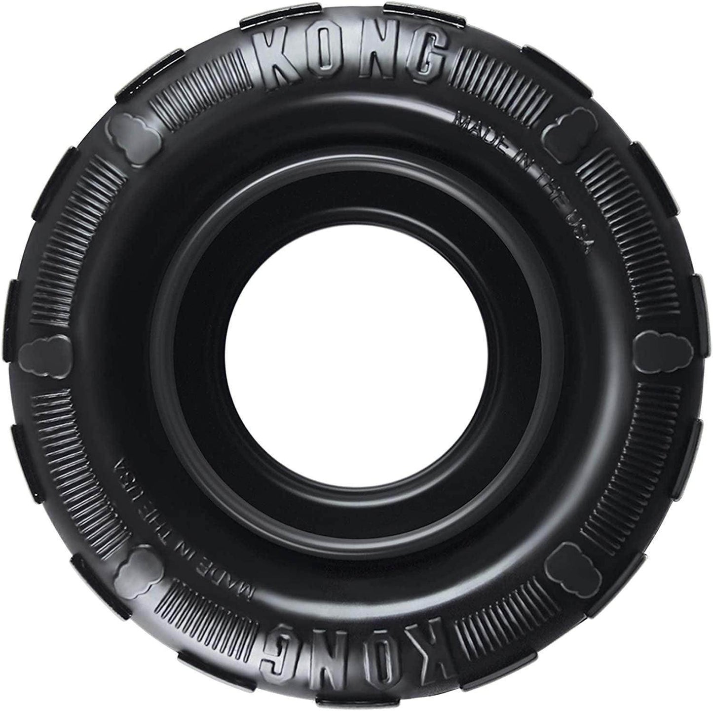 - Tires - Durable Rubber Chew Toy and Treat Dispenser for Power Chewers - for Medium/Large Dogs - Simply Petastic